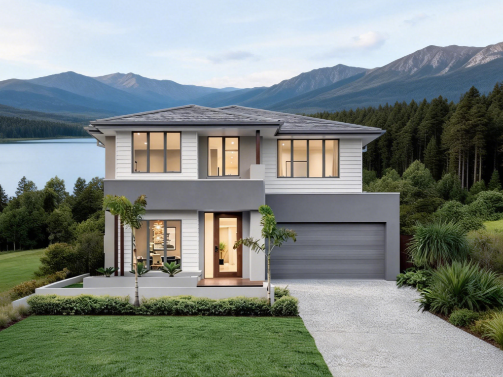 Multi-Storey Sloped Roof Light Gauge Steel Villa