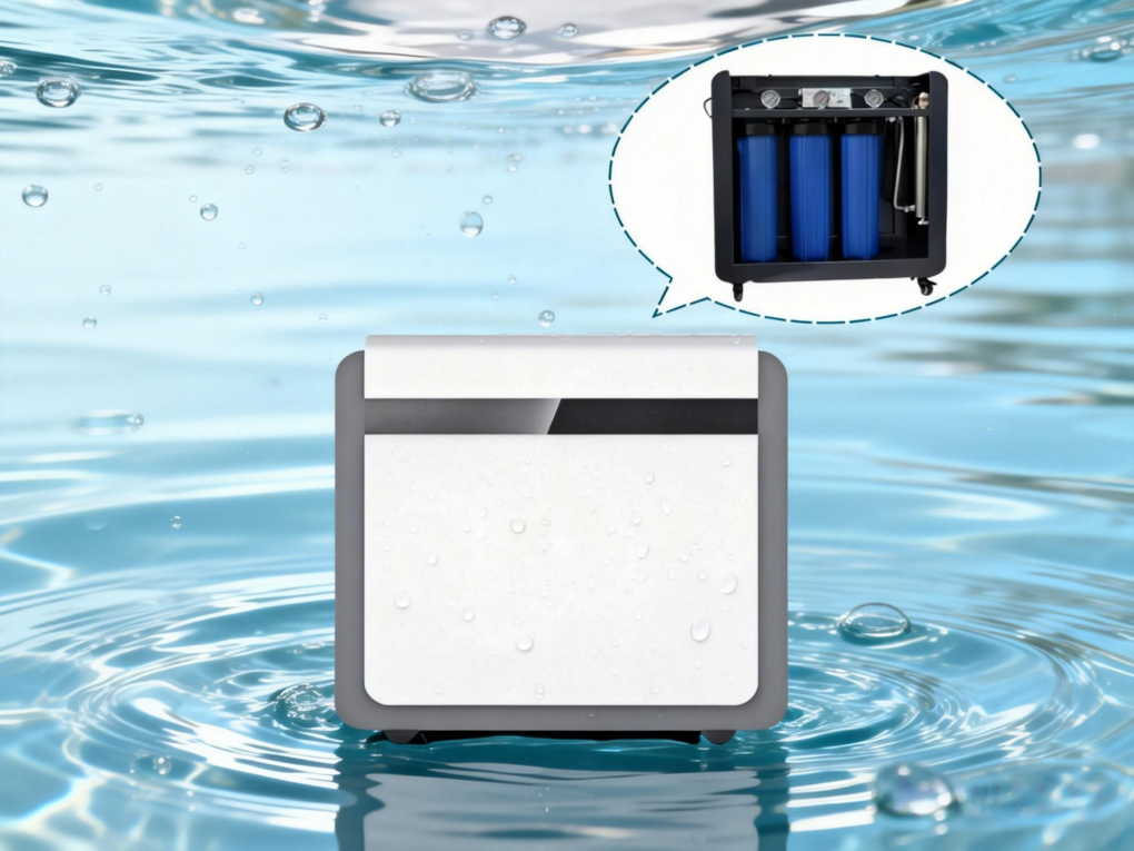 Standalone Steel Frame 4-Stage Whole House UV Water Filtration System