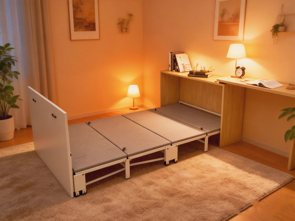 Pull-Out Hidden Bed  Multi-Functional Folding Bed