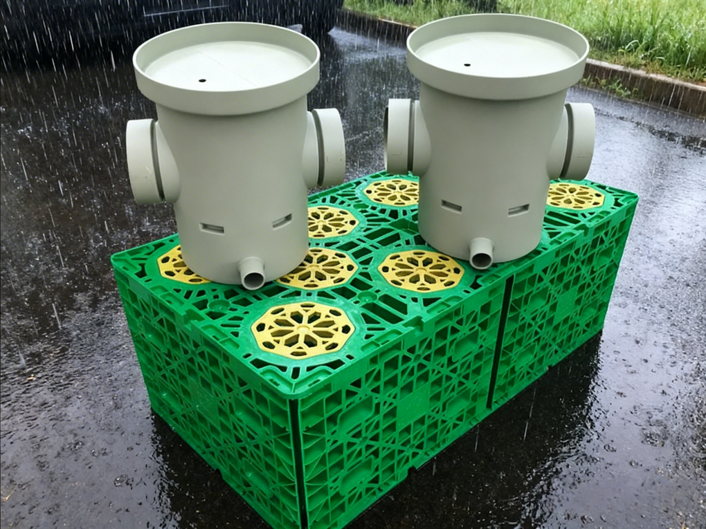 Integrated Rainwater First Flush & Underground Storage System