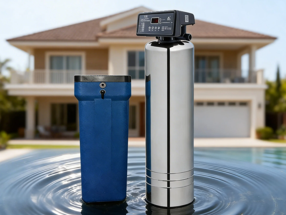 Whole-House Water Softener System Home Water Treatment Appliance