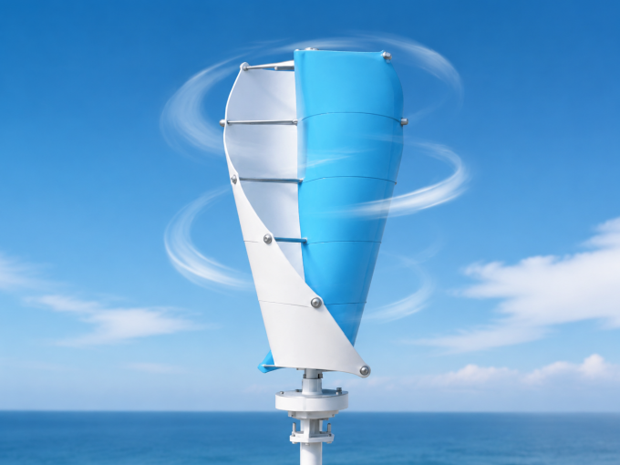 Helical Vertical Axis Wind Turbine